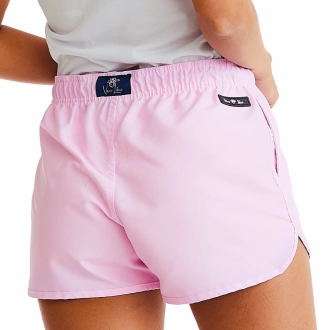 Short Feminino Praia Camaleão Switch Color Lavanda Cós Elástico 