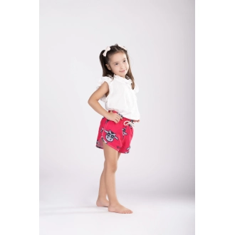 Short Infantil Praia Feminino Pink Não Aguenta Bebe Leite