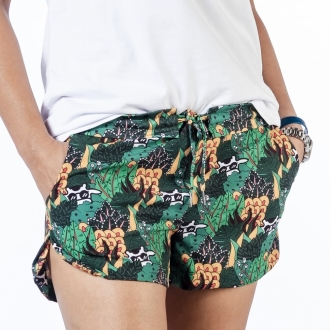 Short Feminino Praia Amazonie Cós Liso Blandine