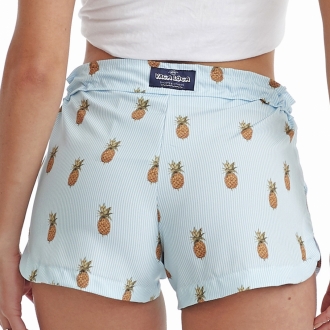 Short Feminino Praia Abacaxi Cós Liso 