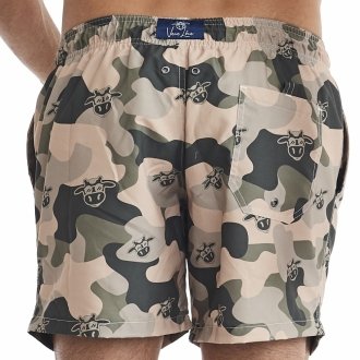 Short Masculino Praia Verde Camuflado 