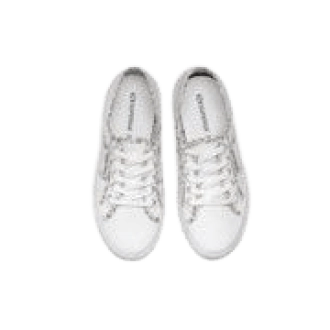 Superga Unissex 2750 Cotu Classic White Flowers